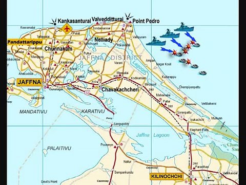 Sri Lanka Navy elites crush LTTE seaborne offensive; fighter jets target fleeing terrorist boats