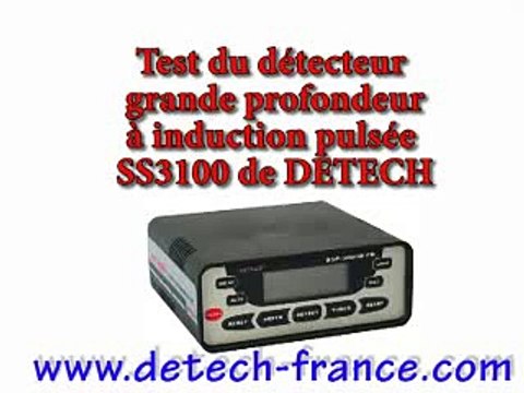 Détecteur grande profondeur induction pulsée avec discrimination SS3100 de DETECH