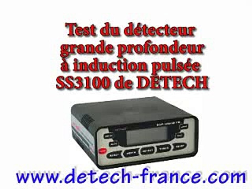 Détecteur grande profondeur induction pulsée avec discrimination SS3100 de DETECH