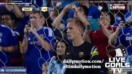 Oscar Hits Crossbar Chelsea 1-0 Barcelona - International Cup