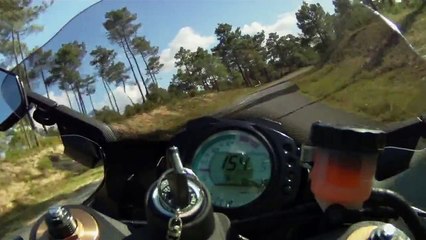 caméra embarquée ZX10R, attention aux réactions des voitures..