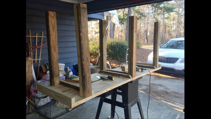 Building a Split Top, Roubo Style, Cabinet Base, Mobile, Workbench