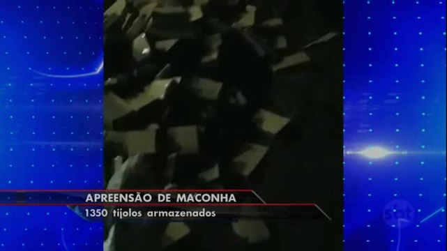 SP: Polícia apreende mais de mil tijolos de maconha em Campinas