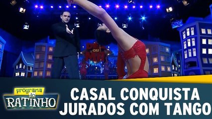 Casal conquista jurados dançando Tango