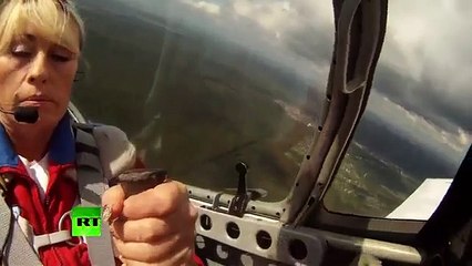 News Around the World Head spinning GoPro Best female pilot with best stunts
