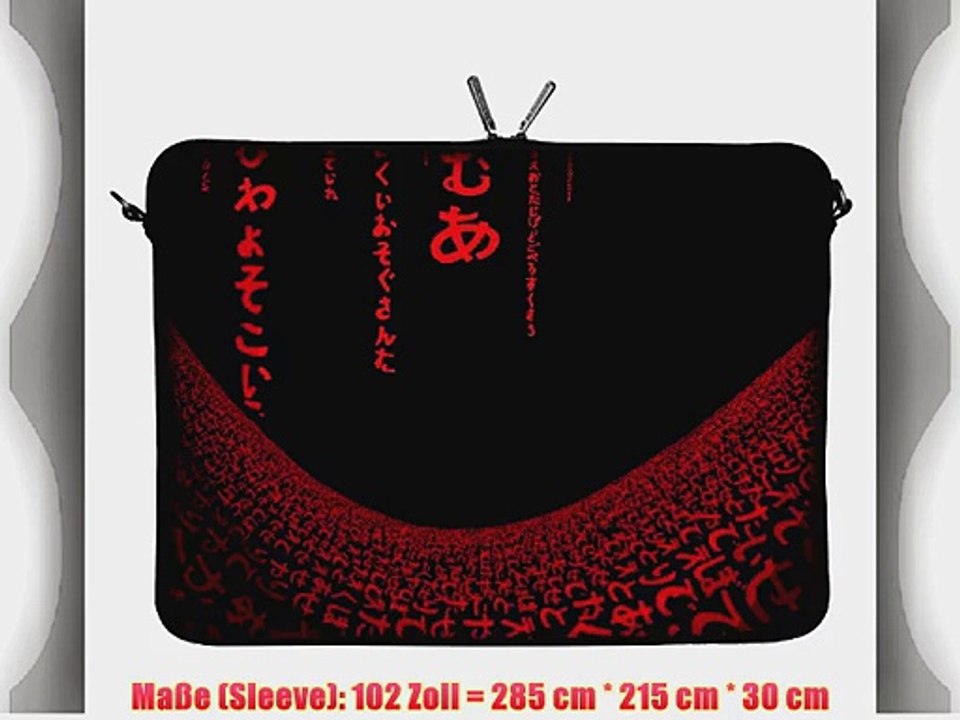 Digittrade Red Matrix 109-10 Designer Notebooktasche Neopren Netbook H?lle Tablet Sleeve iPad