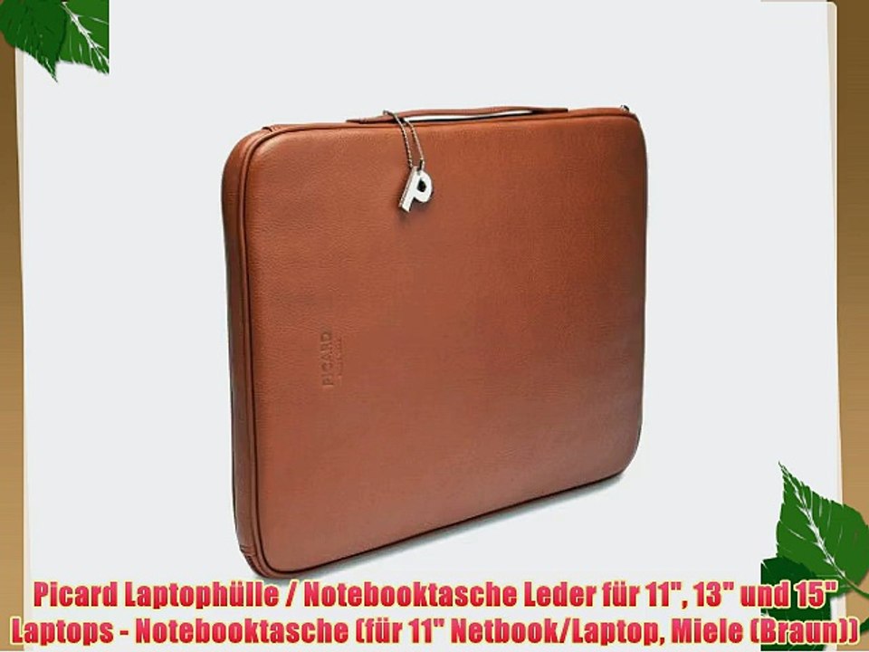 Picard Laptoph?lle / Notebooktasche Leder f?r 11 13 und 15 Laptops - Notebooktasche (f?r 11