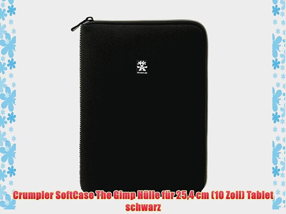 Crumpler SoftCase The Gimp H?lle f?r 254 cm (10 Zoll) Tablet schwarz