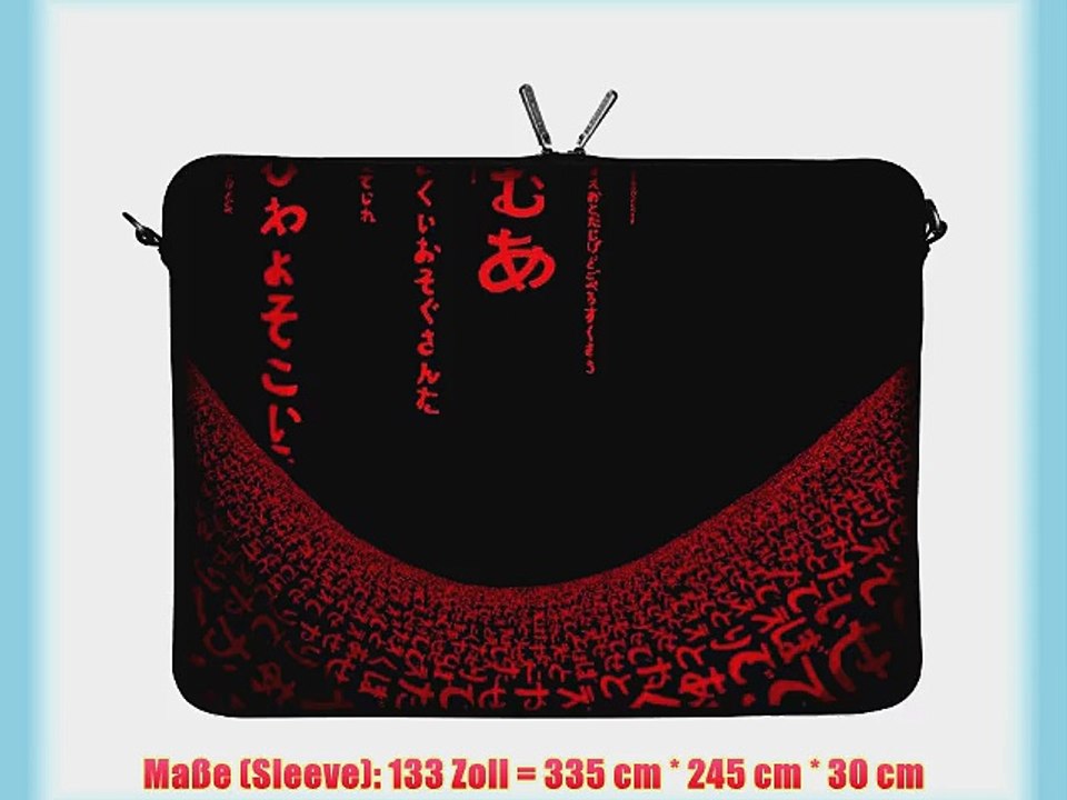 Digittrade Red Matrix 109-13 Designer Notebooktasche Neopren MacBook H?lle Laptop Sleeve (13.3