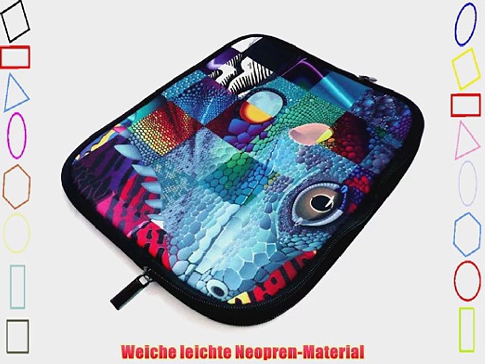Emartbuy? Mosaic Reptile Water Resistant Neoprene Soft Zip Case Tasche H?lle Sleeve Geeignet