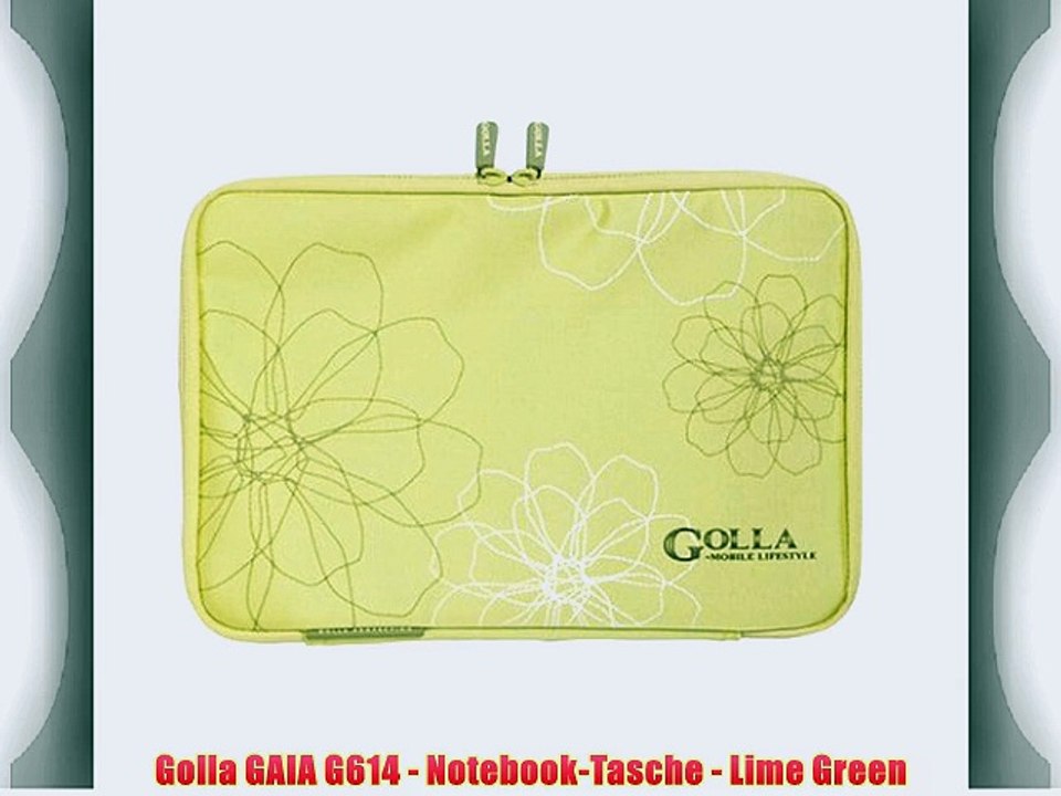 Golla GAIA G614 - Notebook-Tasche - Lime Green