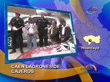 Capturan a ladrones de cajeros automáticos y celulares en Huancayo