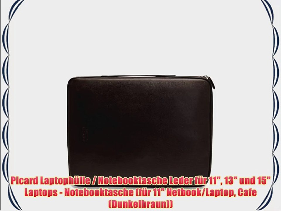 Picard Laptoph?lle / Notebooktasche Leder f?r 11 13 und 15 Laptops - Notebooktasche (f?r 11