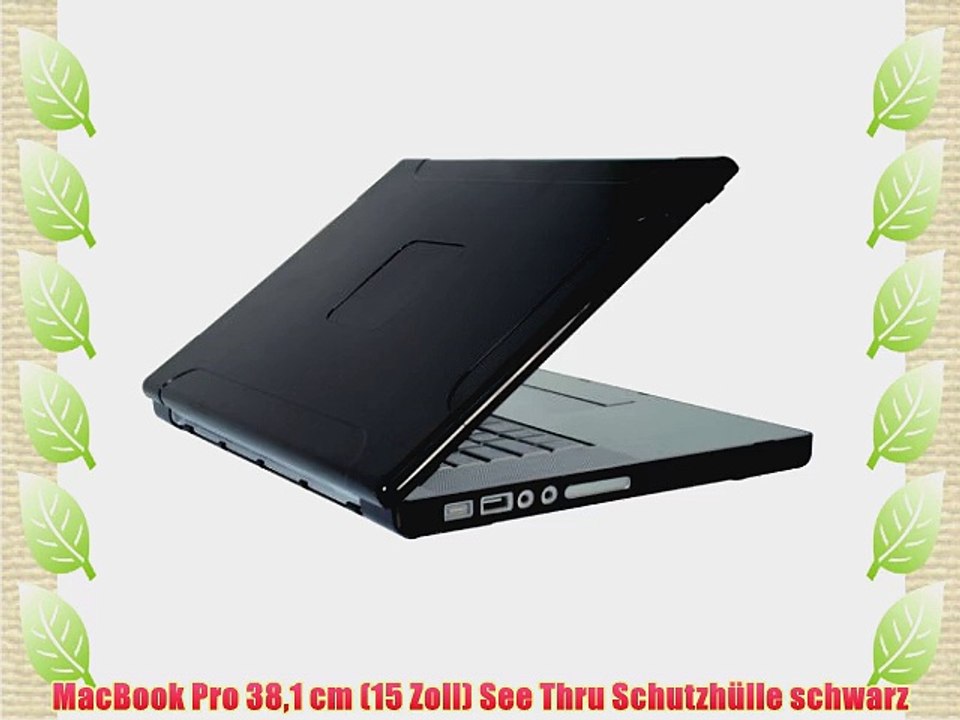 MacBook Pro 381 cm (15 Zoll) See Thru Schutzh?lle schwarz