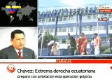 Presidente Rafael Correa esta secuestrado - Denuncia Presidente Chávez