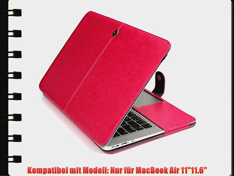 TECOOL? Premium-PU-Leder MacBook Notebook Sleeve Tasche Case H?lle f?r Apple Macbook Air 1111.6