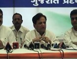 Ahmed Patel at Gujarat Congress Executive Committee at Vadodara on 25th July