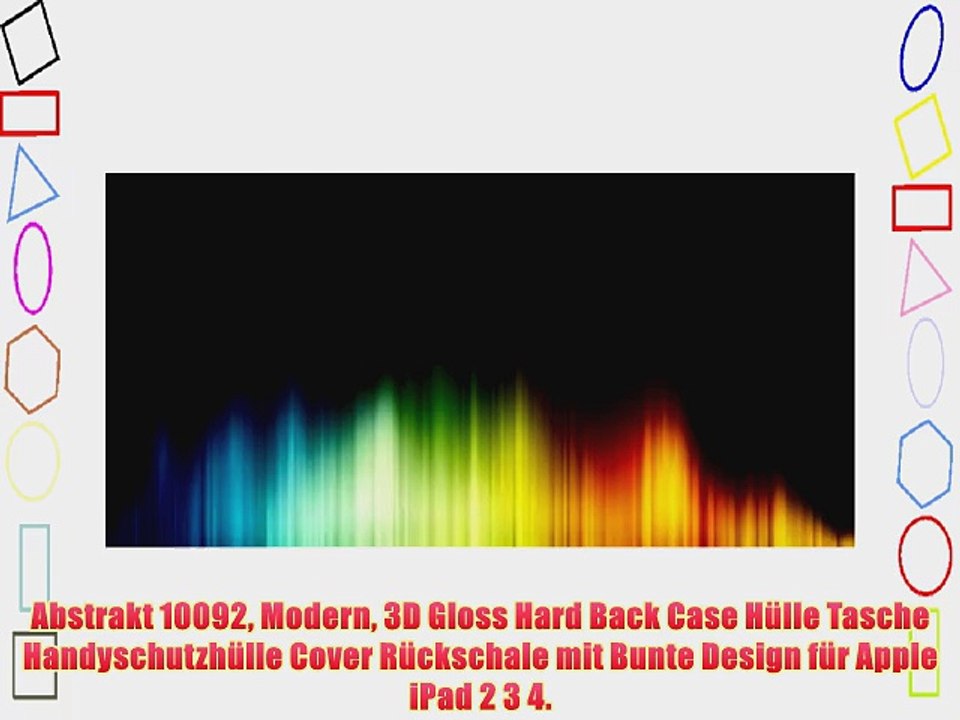 Abstrakt 10092 Modern 3D Gloss Hard Back Case H?lle Tasche Handyschutzh?lle Cover R?ckschale