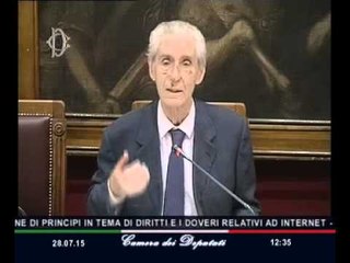 Roma - Presentazione Dichiarazione diritti in Internet (28.07.15)