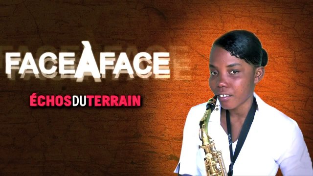 Les étudiants de l'École de musique d'Haïti, à Cité-Soleil