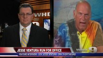 Jesse Ventura's 1st action in the Oval Office