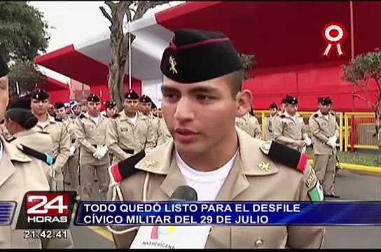 Fiestas Patrias: todo quedó listo para la Gran Parada y Desfile Cívico Militar