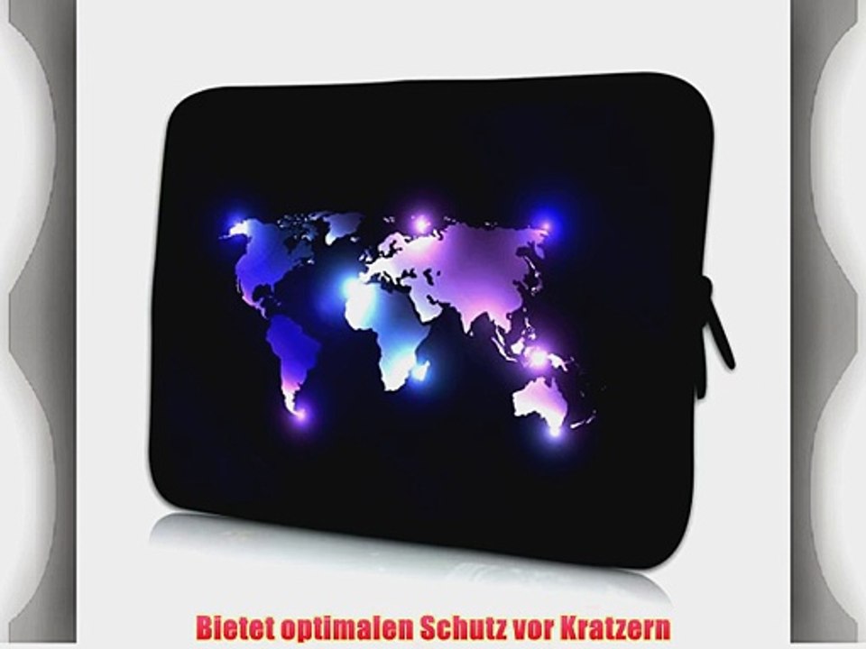Pedea Design Schutzh?lle Notebook Tasche 439 cm (173 Zoll) neopren dark world