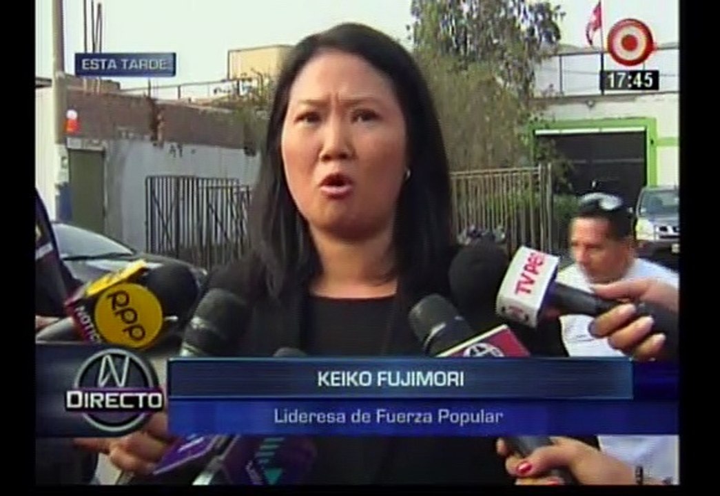 Keiko Fujimori: Humala nos ha relatado pequeños logros aislados