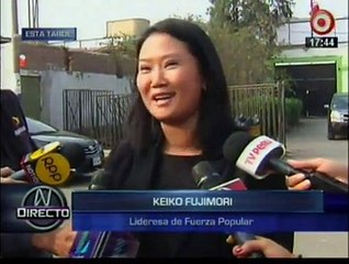 Keiko Fujimori sobre Humala: Ha relatado pequeños logros aislados