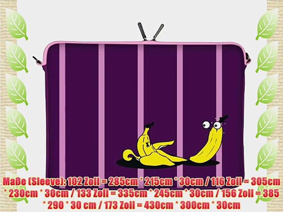 Digittrade LS165-10 Bananas Designer Neopren Netbook iPad Sleeve bis 259 cm (102 Zoll)