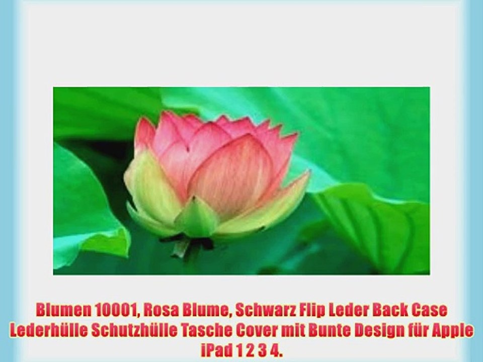 Blumen 10001 Rosa Blume Schwarz Flip Leder Back Case Lederh?lle Schutzh?lle Tasche Cover mit