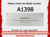 Generic Matt Tasche Case f?r Apple MacBook Pro Retina 15 Zoll mit Retina Display Model Schutzh?lle