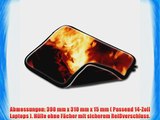 Feuer 10024 Flammen Wasserfest Neopren Weich Zip Geh?use Computer Sleeve Laptop Tasche Schutzh?lle