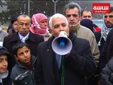 اعتصام المعلمين امام مجلس الوزراء برام الله