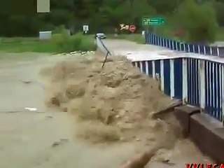 Power Of Flood - Washes Away a Bridge