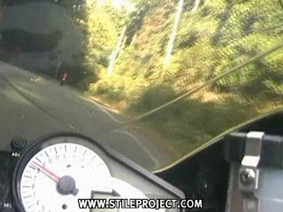 Chute en moto - accident grave