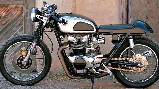 Honda CB450 Cafe Racer by Rusty Bolt Garage Motorcycle Bike MOTO МИР 2015