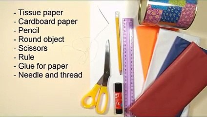 Flower making from tissue papers or paper