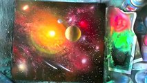 how to spray paint galaxies and jungle april 2015 spray paint art secrets
