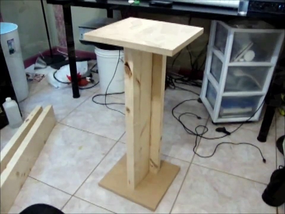 diy speaker stands