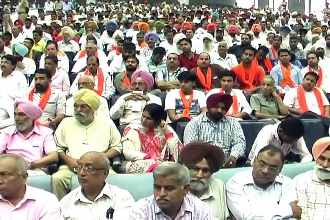 Protest against Badal in patiala