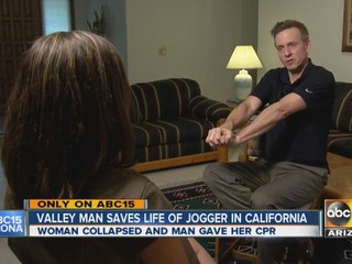 Phoenix man saves heart attack victim on bike path