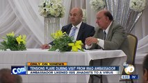 Tensions flare during visit from Iraq ambassador