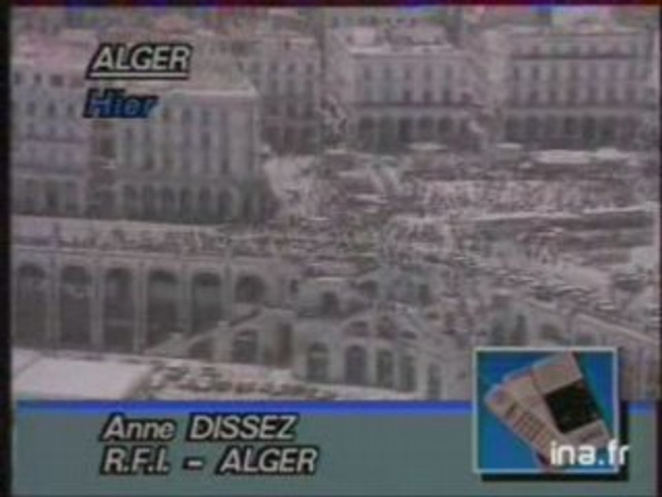 JT 050691 Emeutes FIS à Alger
