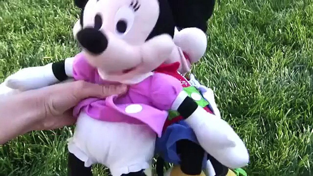 Disney Mickey & Minnie Mouse Are Thrown In The Air & Fly - Flying Mickey Mouse