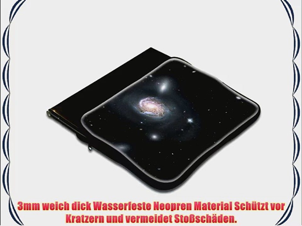 Weltraum 10087 Sterne Wasserfest Neopren Weich Zip Geh?use Computer Sleeve Laptop Tasche Schutzh?lle