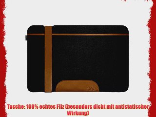 SILEO? Laptoph?lle f?r Macbook etc. aus Filz in Anthrazit