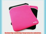 Wendbare Laptop- und Notebook-Tasche in Pink/Schwarz   Mini USB Maus f?r das Samsung X125 11.6