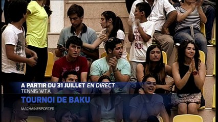 Le Tournoi WTA de Baku est à suivre à partir du 31 juillet sur MCS Tennis et Ma Chaîne Sport !