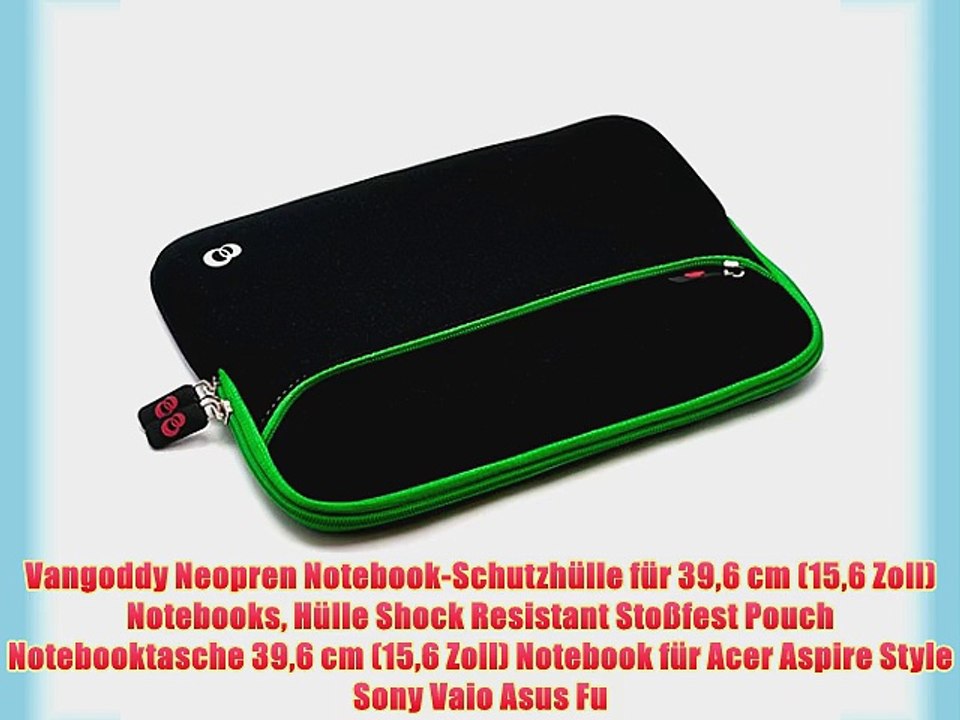 Vangoddy Neopren Notebook-Schutzh?lle f?r 396 cm (156 Zoll) Notebooks H?lle Shock Resistant